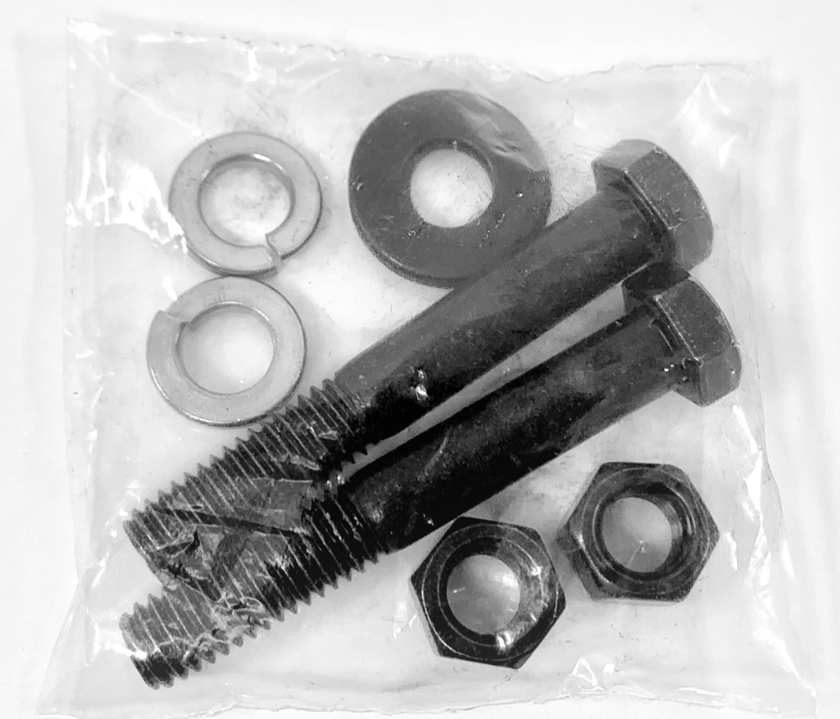8009927BK 0.38 in. Stainless Steel Hex Bolts, Black