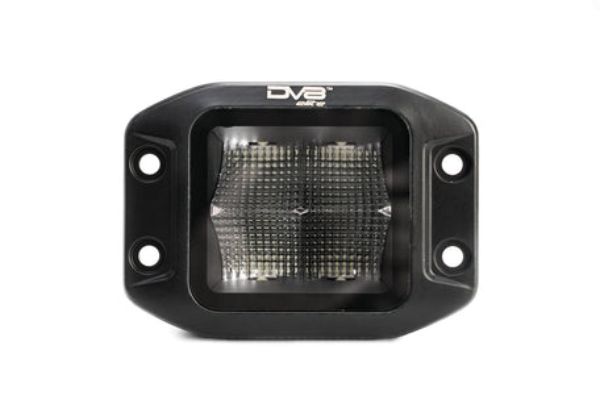 UNIVERSAL 3 INCH FLUSH MOUNT CUBE LIGHT FLOOD PATTERN 40W 4800 LUMENS SOLD IN SINGLES