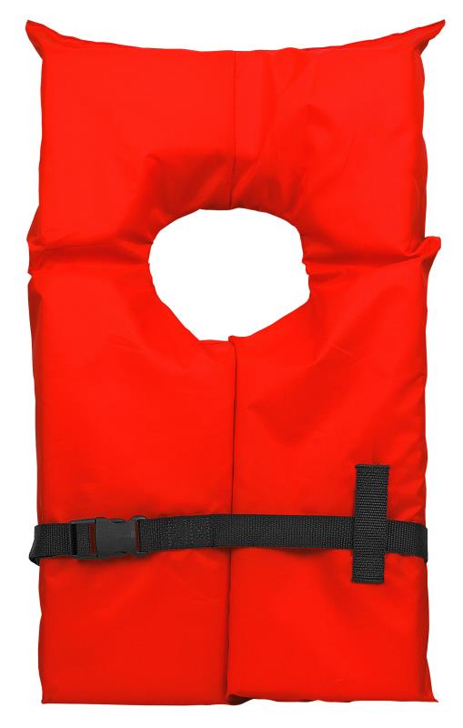 2000002ARD 30 - 52 in. Mens II Keyhole Life Vest, Red