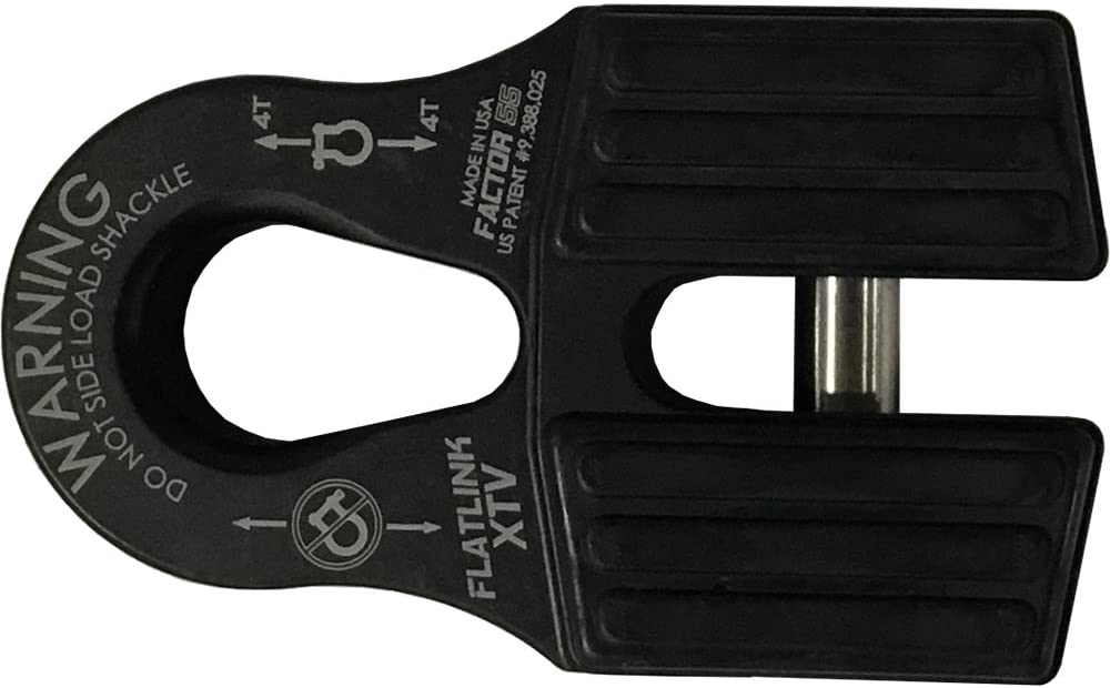 7003 Flatlink Xtv Winch Hook, Black