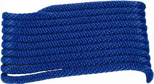 117507 0.375 in. x 15 ft. Braided MFP Dock Line, Blue