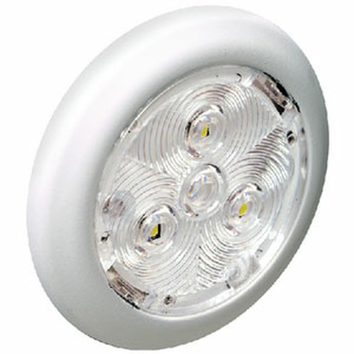 6320W7 2.75 in. Round Bezel LED, White