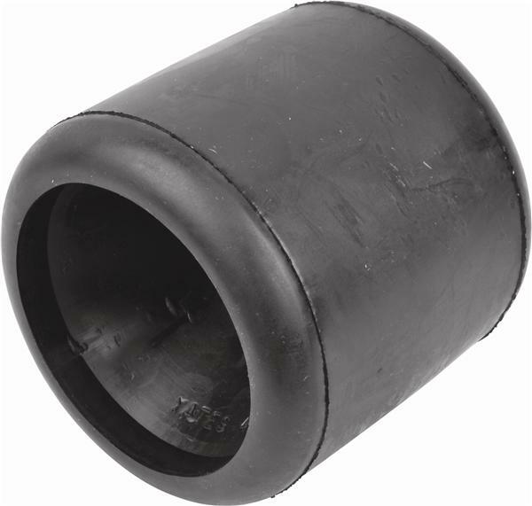 112301 4.25 in. Boat Trailer Adjusting Smooth Rubber Roller, Black