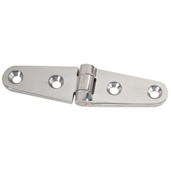 S0604C 4 in. CP Brass Strap Hinge