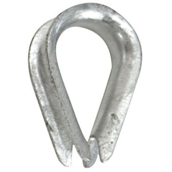 S1541P 0.5 in. Galvanized Rope Thimble
