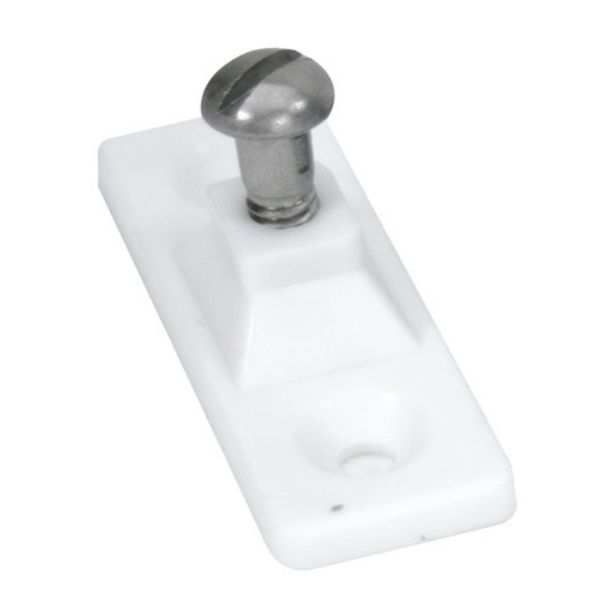 3415BP 2-Hole Side Mount Deck Hinge, Black