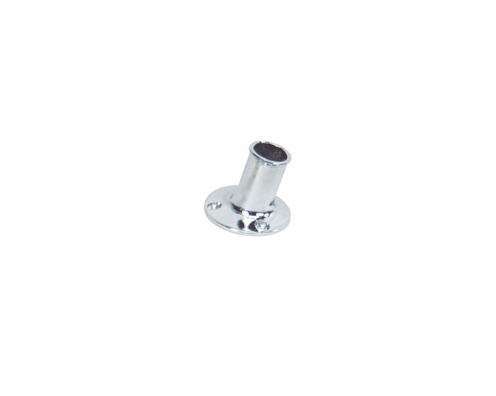 S5001C Brass Flagpole Socket - Chrome Plated - 0.75 in. - Durable Design