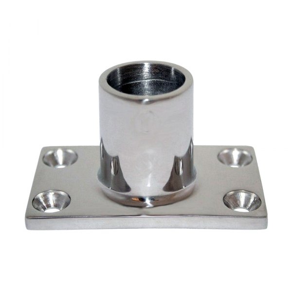 Stainless Steel 90 Degree Rectangular Base Rail Fitting