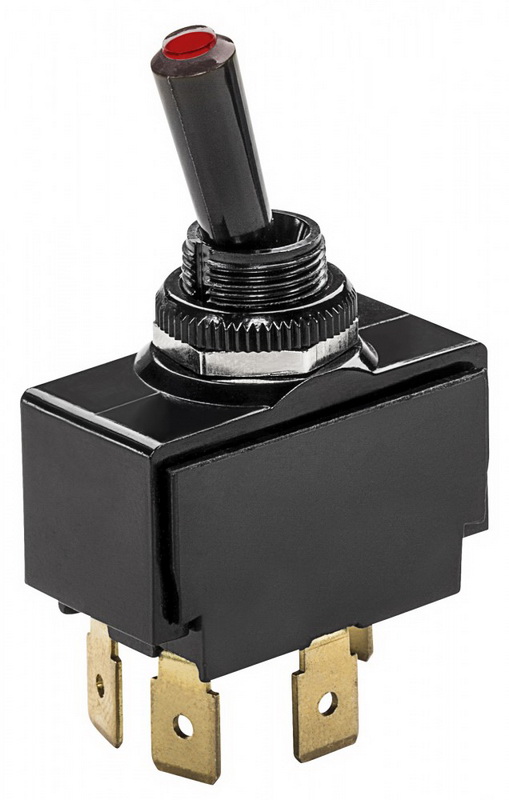 S7053C On-Off-Mom Lighted Tip Toggle Switch