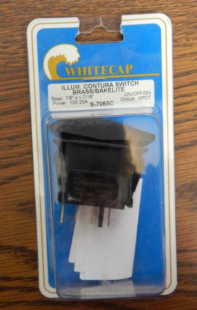 S7065C Illuminated Contura Style Rocker Switch