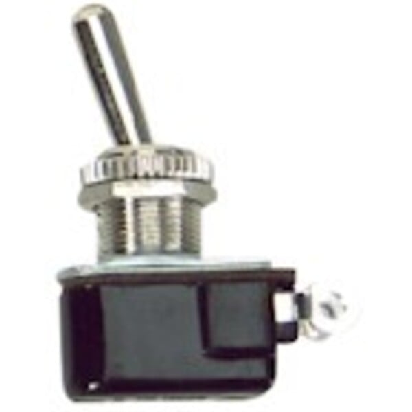 MARINE ROCKER SWITCH Toggle; Non-Lighted; Brass; Without Safety Cover; 2 Position