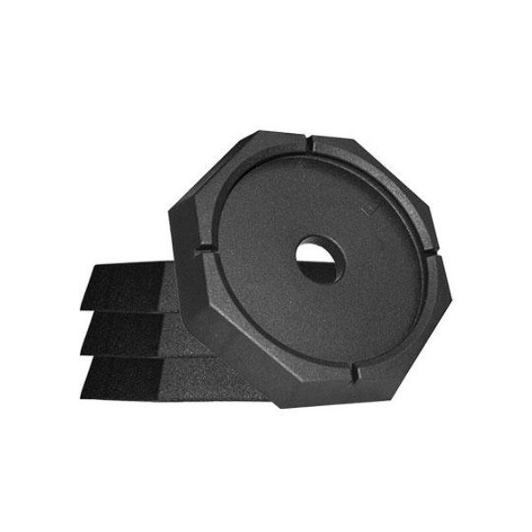 XTRL12SP4 Permanently Attached RV Leveling Jack Pad, Extra Large - Pack of 4 -  SnapPad, SN1021688