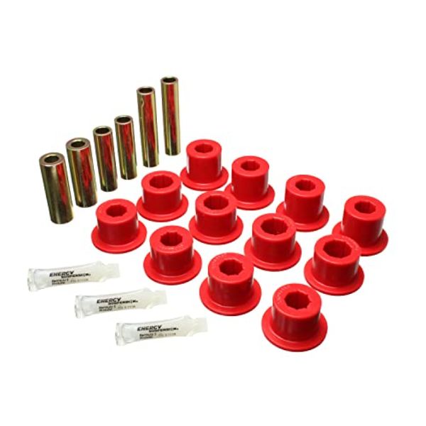 82117R Leaf Spring Bushing Set for 2021 Toyota Tundra, Red