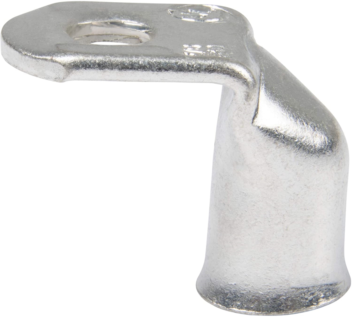 262295 0.31 ft. No.2 90 deg Tinned Lug, Silver - 2 Piece