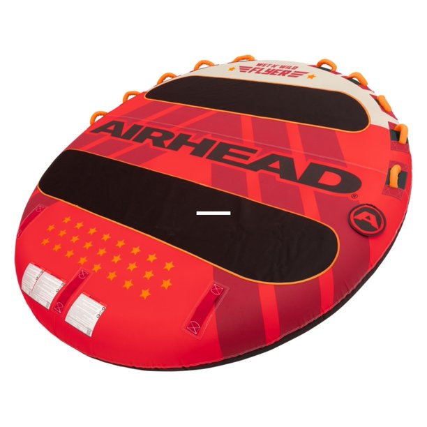 Picture of Airhead AHFL1671D Airhead Wet-n-Wild Flyer Towable&#44; Red - 4 Rider