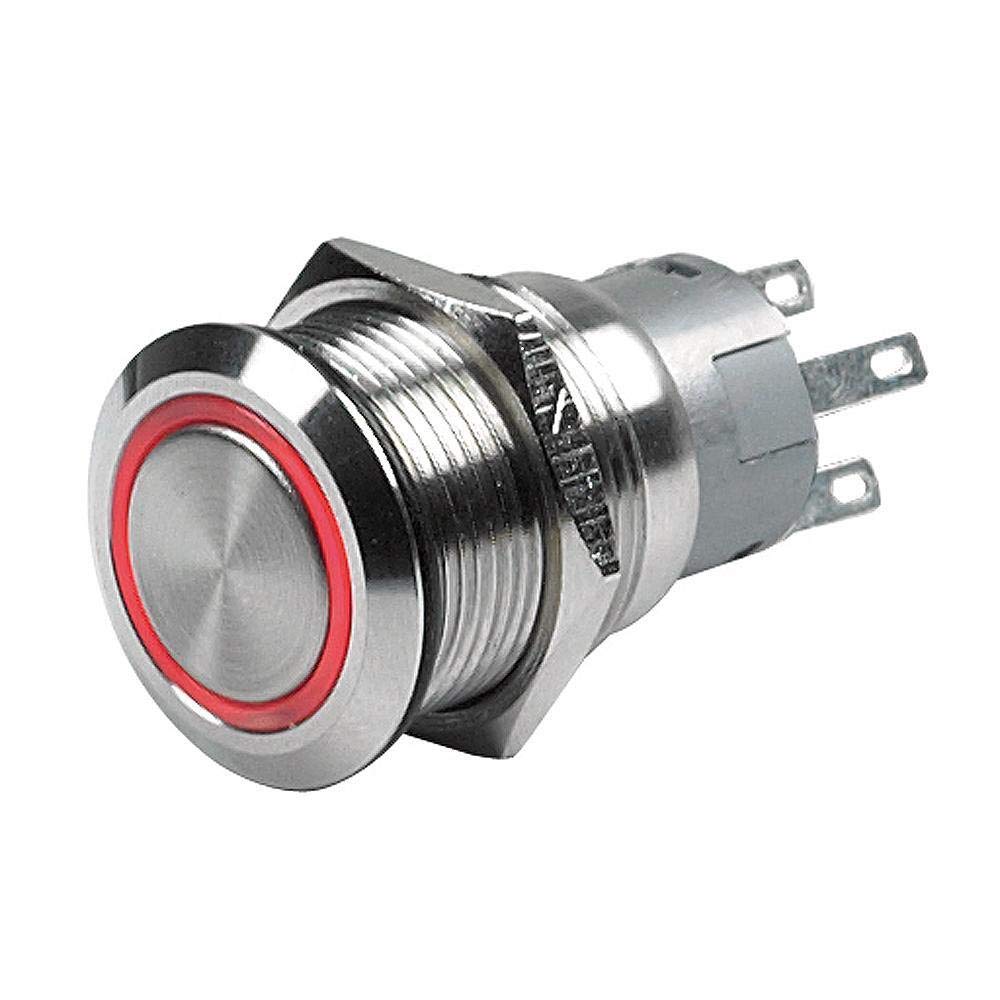 511000101 12V On & of Ring Illum Push Button Switch