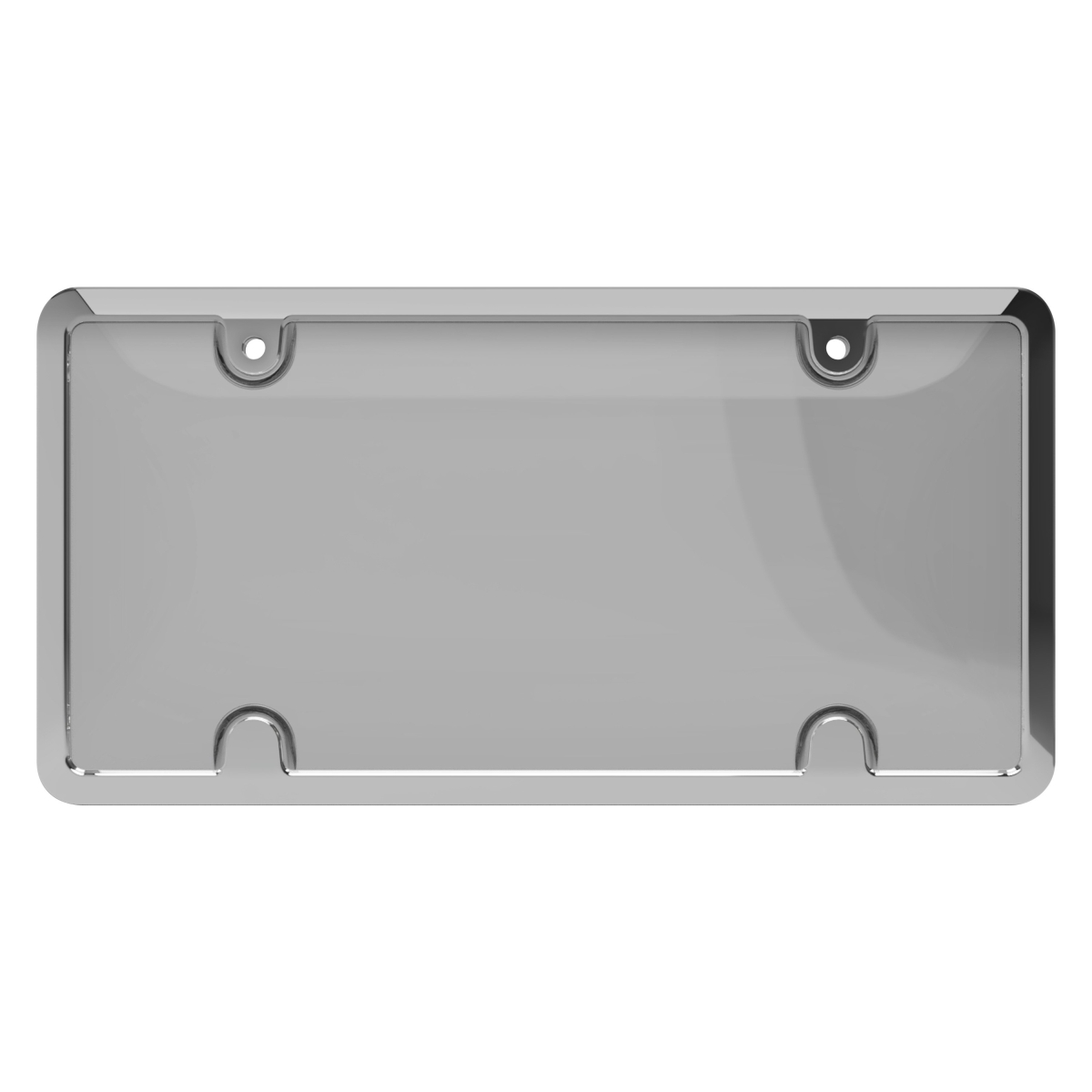 Cruiser Accessories Tuf Metal Frame with Shield Combo - Chrome/Smoke - 12.3″L x 6.3″W x .5″H