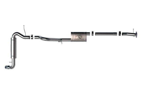 AFE 4943136P Cat-Back Exhaust System with Single Rear Exit