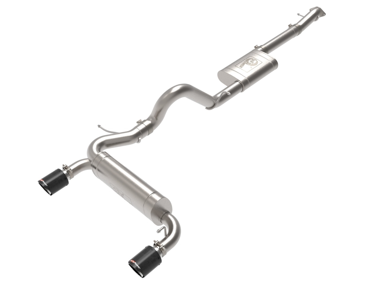 Picture of AFE 4933138C Stainless Steel Exhaust System Kit for 2021-2022 Ford Bronco &#44; Black