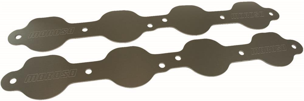 Moroso 25157 Exhaust Block Off Storage Plate, Black