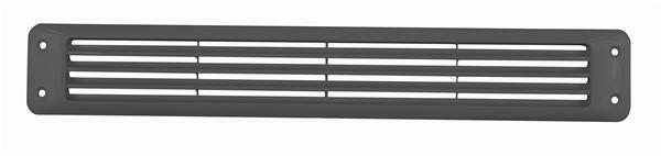14231 Louvered Vent Flush, Black