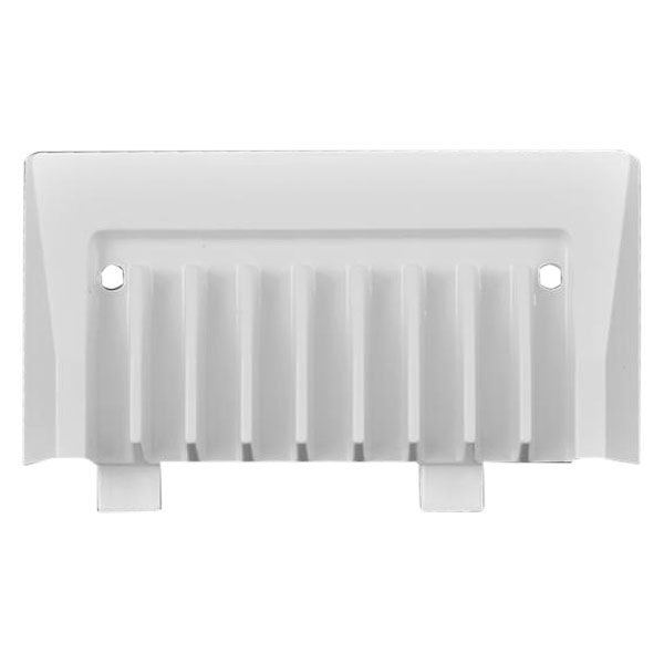 1439F1 2.5 in. White End Section Louver