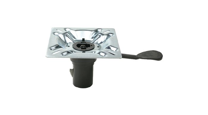 2381521 3 deg Plated Steel Right Handle Seat Mount