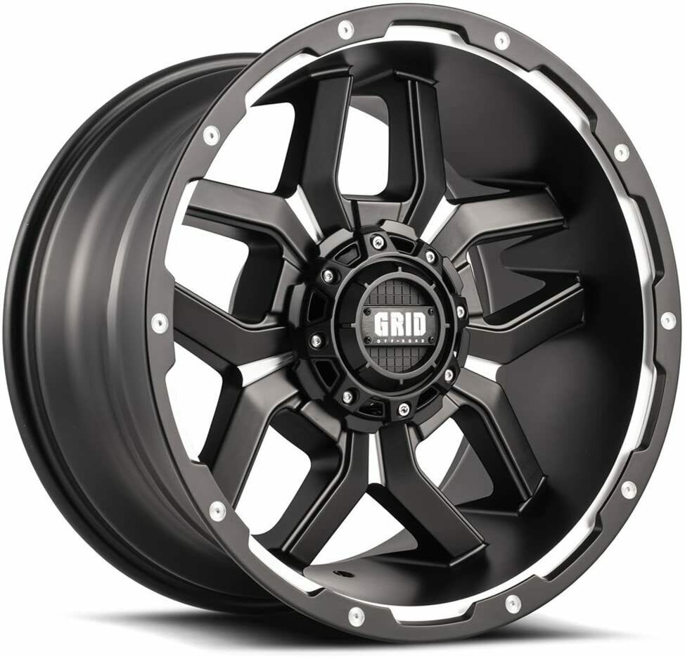 717952F158 17 x 9 in. 5 Lug Custom Wheel, Black