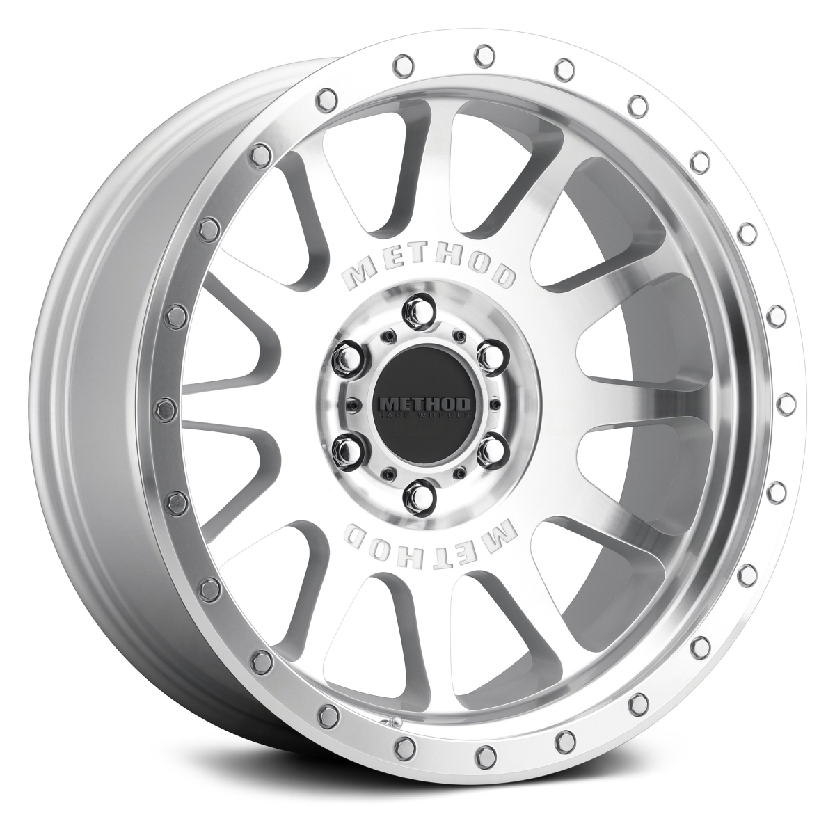 Picture of Method Race 521087324N 20 x 10 in. 605 NV Machined Wheel&#44; -24 Offset - 8 x 170 mm Bolt Pattern
