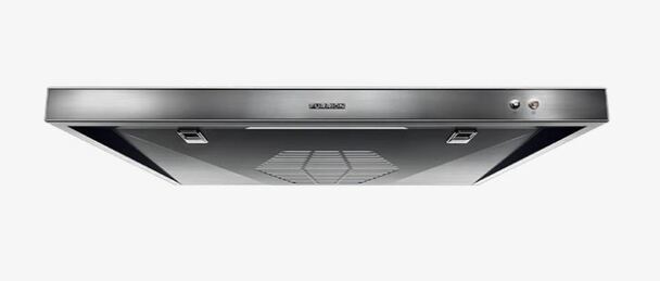 2021123573 Vented Range Hood with 12V Fan, Black - Charcoal Filter