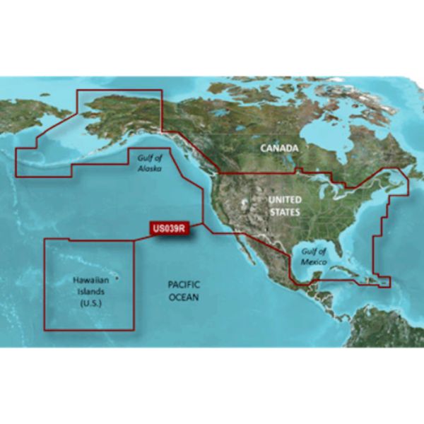 Picture of Garmin Carto 010C101820 USA & Canada Blue Chart