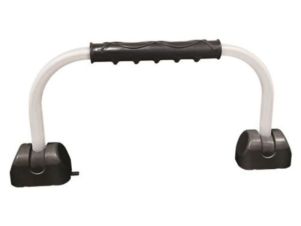 R122 22 in. GripSafe Entry Step Hand Rail, White