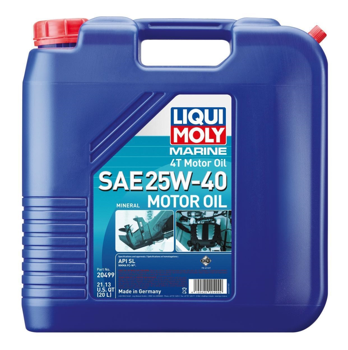 20499 25W-40 Marine 4T Motor Oil