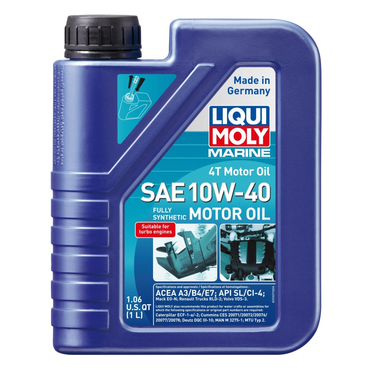 LIQ-20506 Marine 10W-40 4T Engine Oil, 1 ltr -  LIQUI MOLY