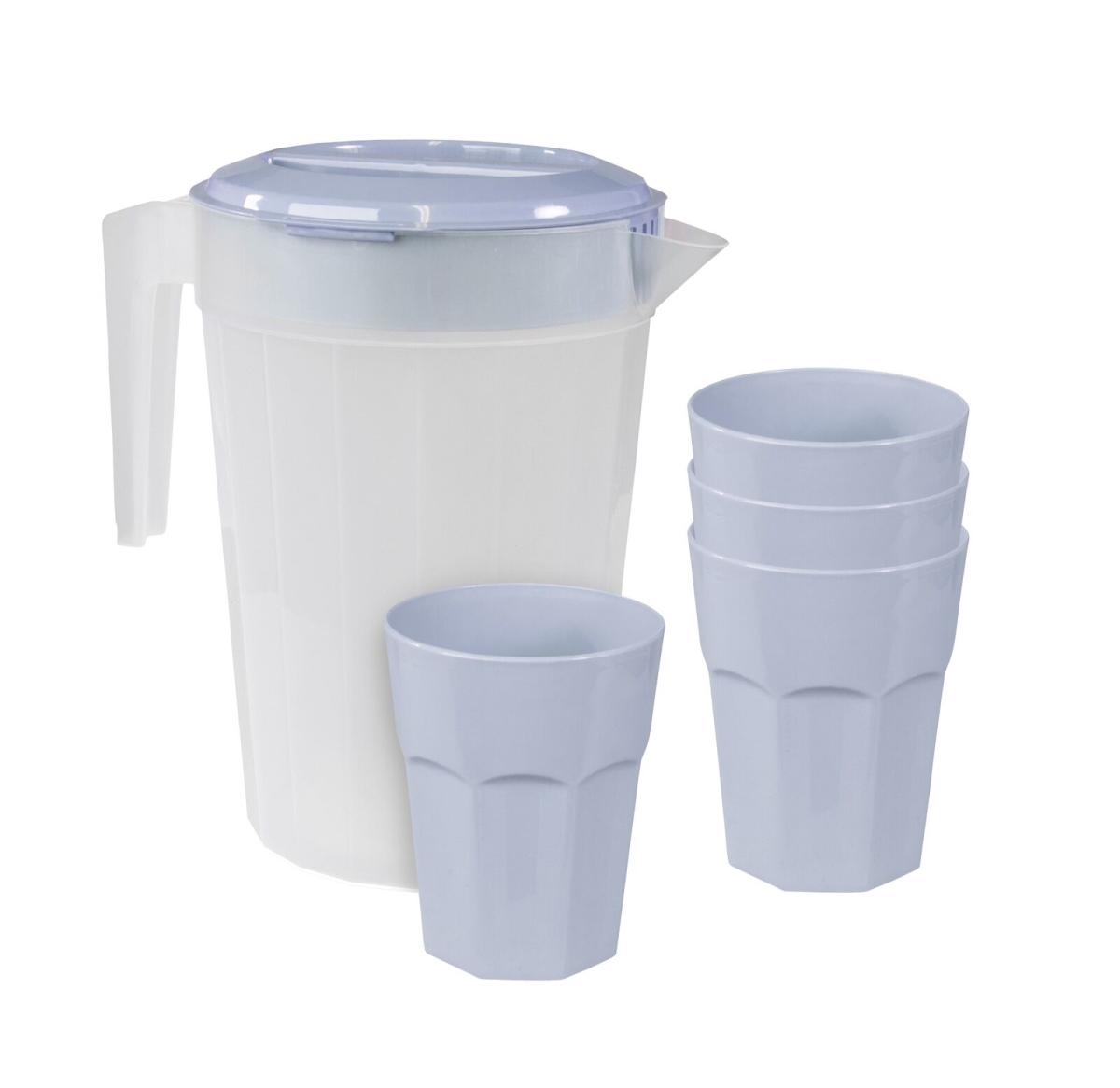 Picture of Camp Casual CC013BB Pitcher & Tumbler&#44; Boho Blue - 6 Piece