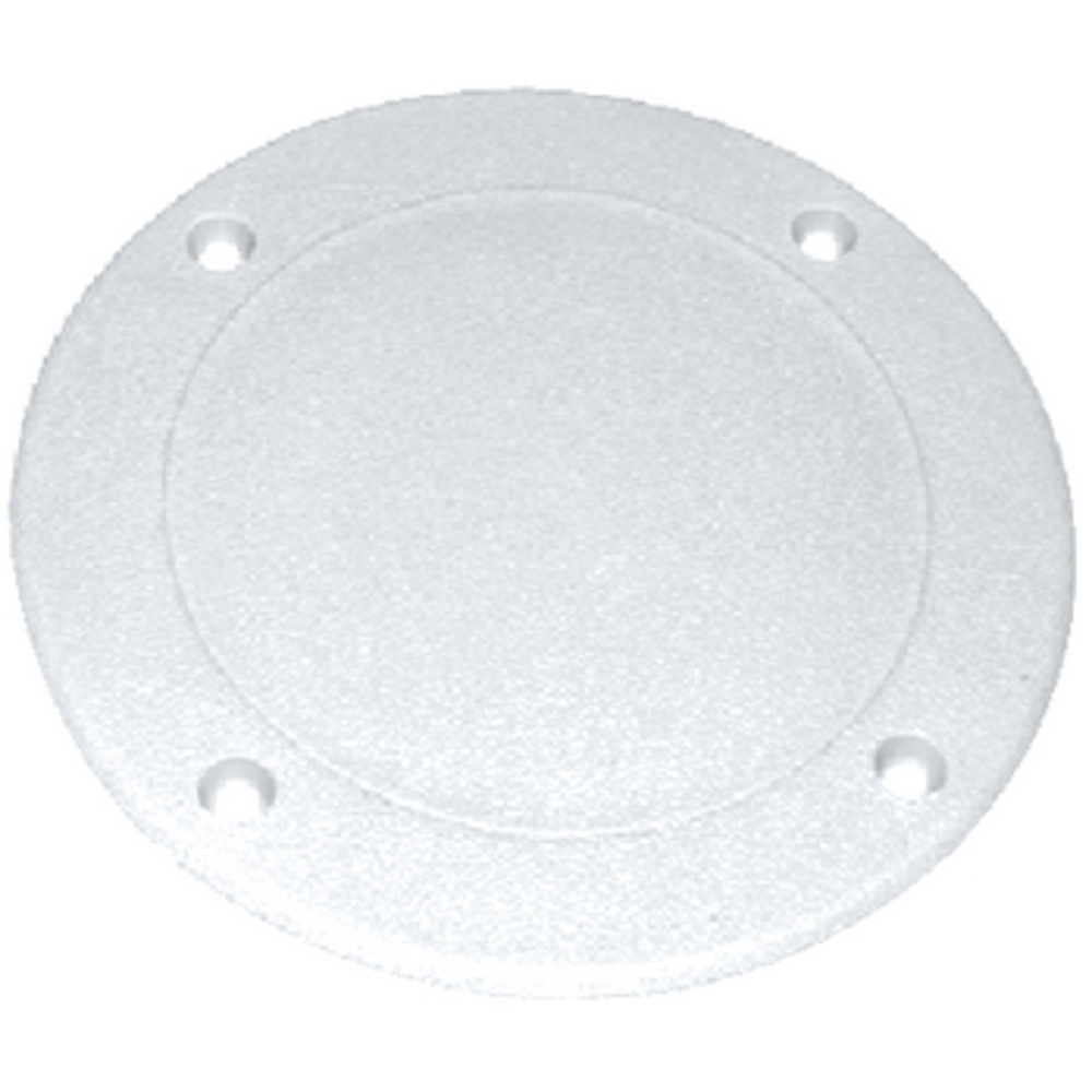 Screw Down Deck Plate, White