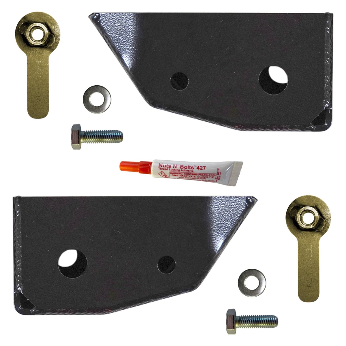 FB21RSS Rear Lower Shock Skid Plate Kit for 2021-2022 Ford Bronco