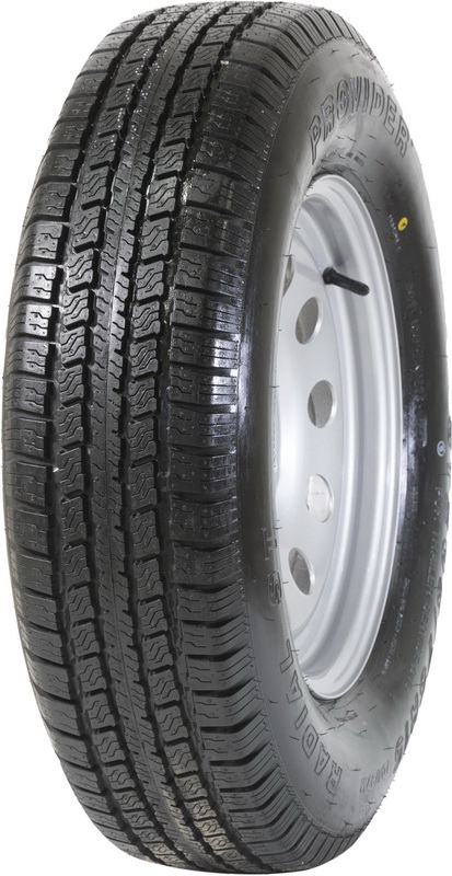 A15R45SMM 5 on 4.5 in. TR20515 Radial Trailer Tire with 15 in. Vesper Silver Mod Wheel -  Grandes Travesuras, GR2445597