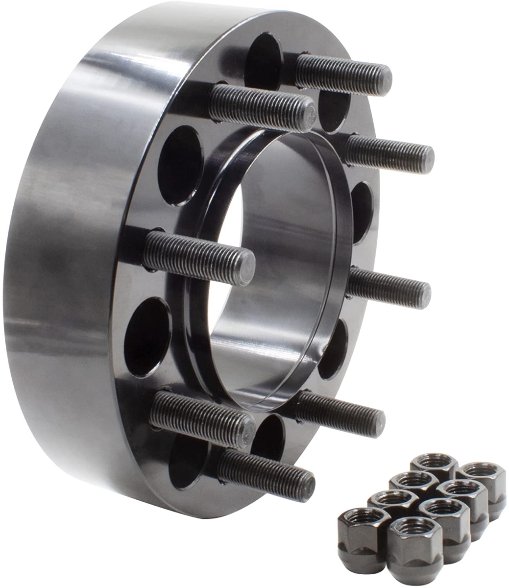 REV-1808180HSE 8 x 180 in. 2.0 M14 x 1.5 One Steel Hub Centric Wheel Spacer Adapter for GMC Sierra 3500, 124.10 Dia.