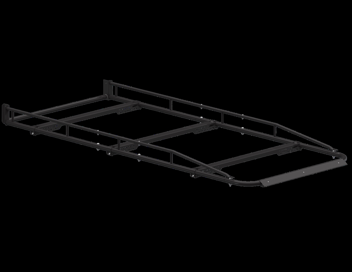 120 in. Pro III HD Aluminum Cargo Rack with Cap