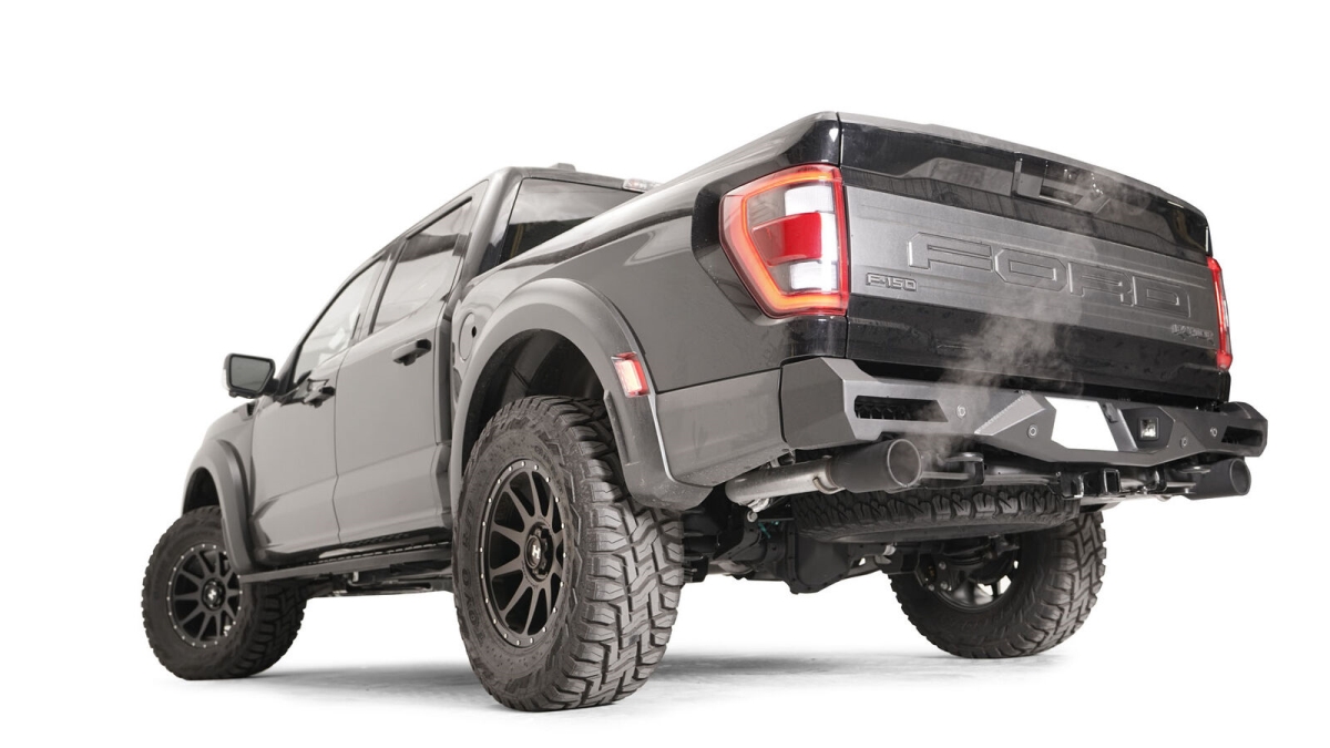 FR21E53511 Vengeance Full Width Powder Coat Rear HD Bumper for 2021-2022 Ford F-150, Black -  NewAlthlete, NE3566188