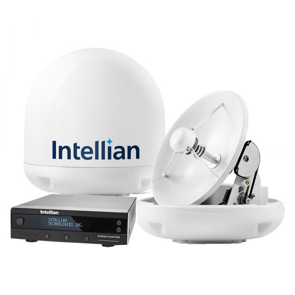 Picture of Intellian ITL-B4309SS 16.9 in. Dia. i3 TV Antenna System with Control Unit, White