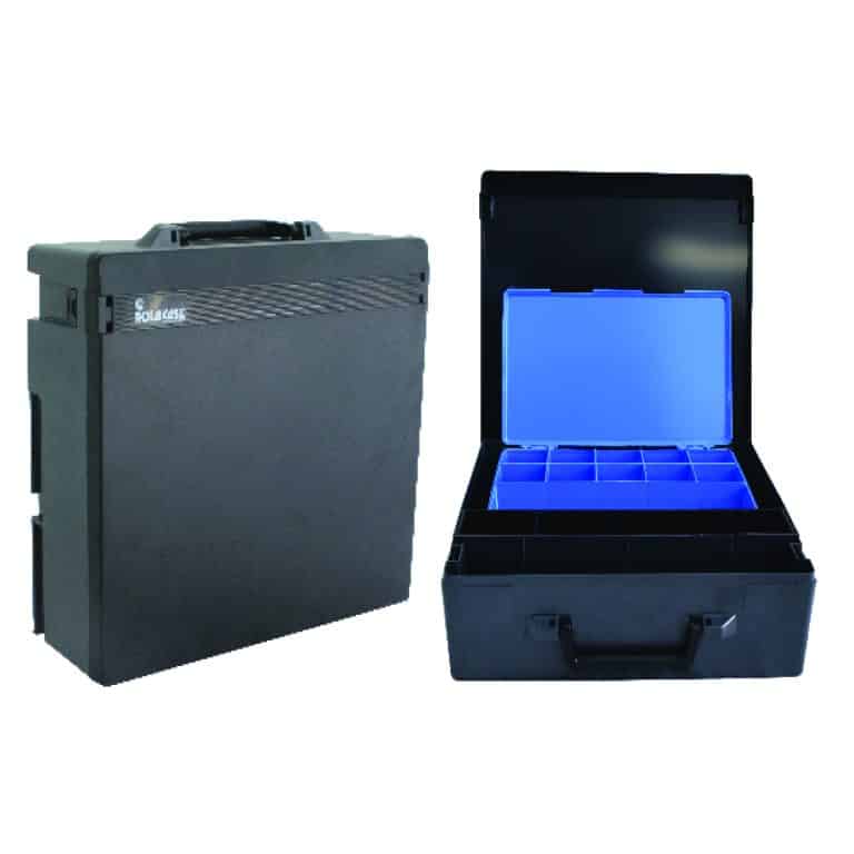 UNDERSEAT STORAGE BOX Carry Case 1 Large Compartment 3 Compartment LiftOut Tray With Additional C