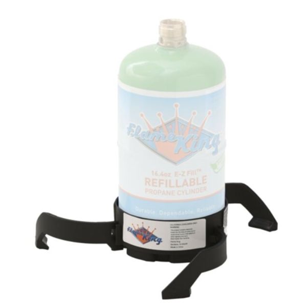Spider Base for 1 lbs Propane Tank, Black