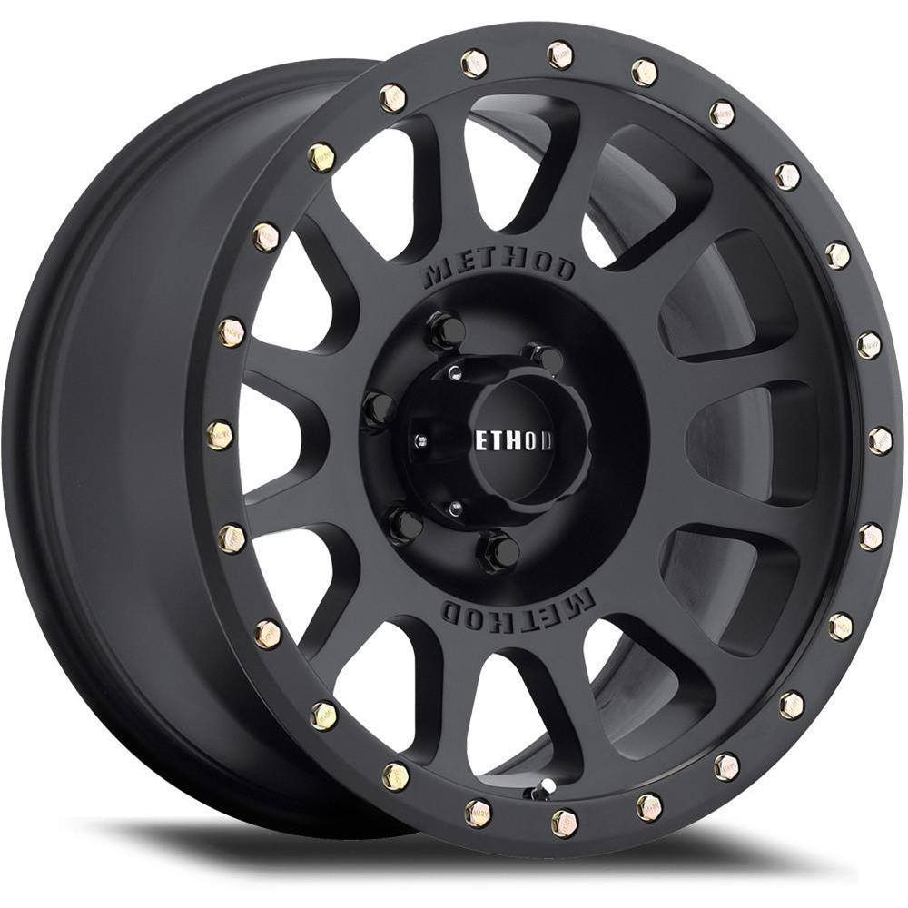 589060500 18 x 9 in. 6 x 139.7 Bolt Pattern 108 CB Wheel, Matte Black