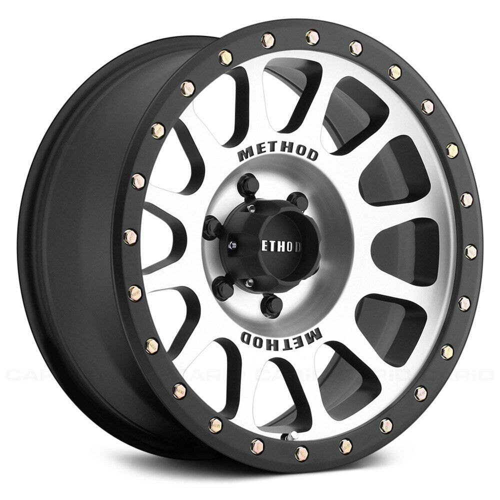 589060300 18 x 9 in. 6 x 139.7 Bolt Pattern 108 mm CB Wheel, Black