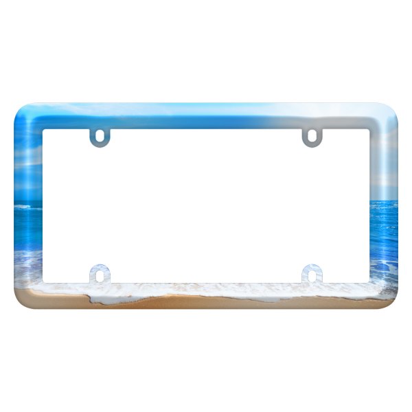 Cruiser Accessories Beach Bold-Graphics License-Plate Frame