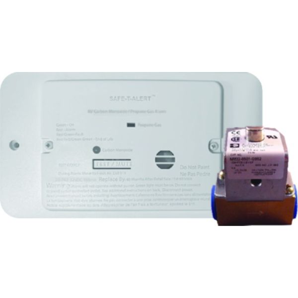 42RWTTRKIT Dual Propane & CO Alarm - White - Includes Trim Ring & Solenoid