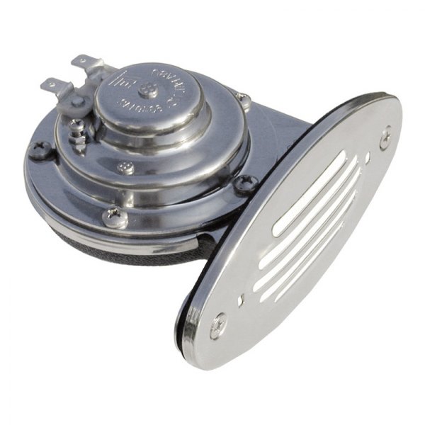 Ongaro Marine Stainless Steel Waterproof Mini Drop-In Low-Pitch Single Horn | by West Marine