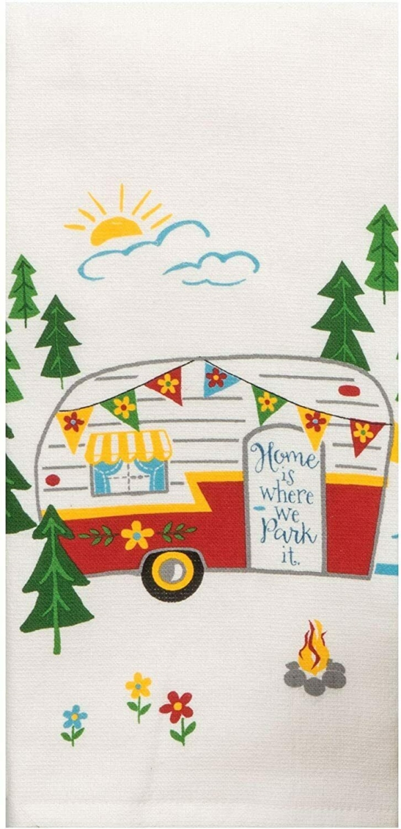 Picture of Kay Dee Desi R4250 16 x 26 in. Happy Camper Dual Purpose Terry Towel